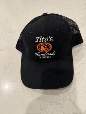 Tito’s Vodka Black Trucker Hat